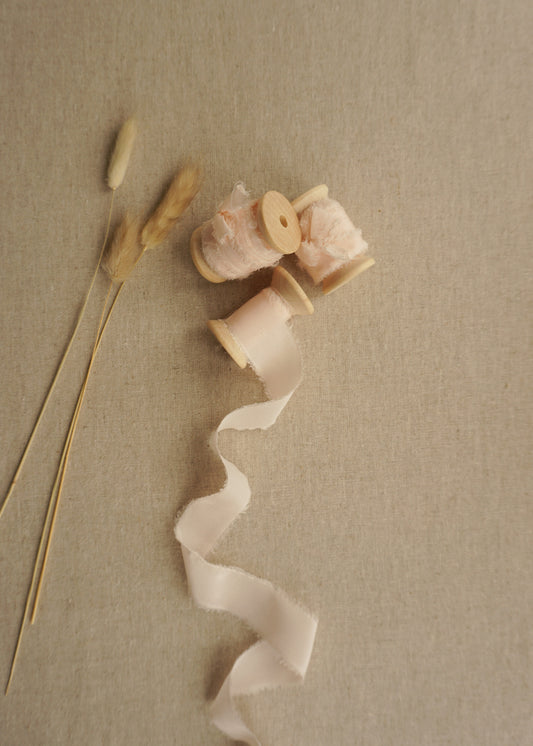 Soft Pink Silk Ribbon