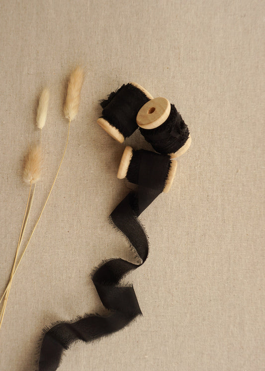 Black Silk Ribbon