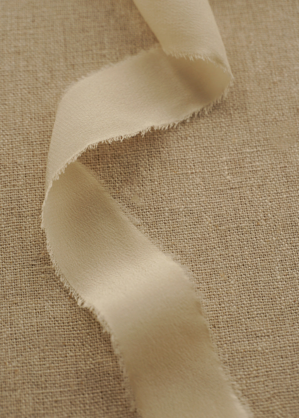 Cream Puff Silk Ribbon