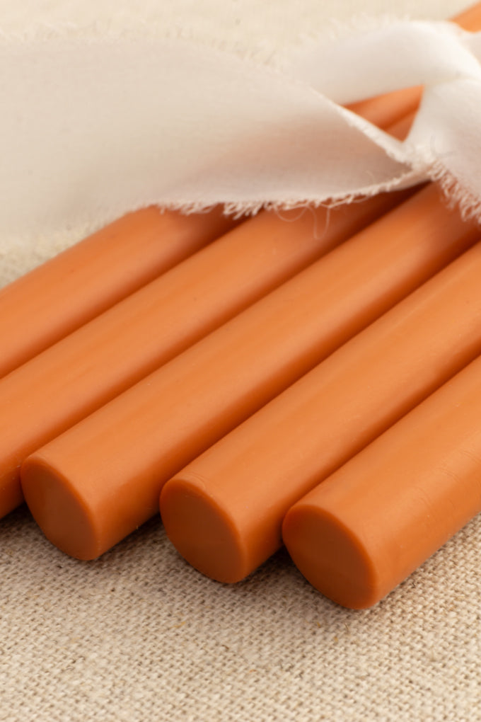 Burnt Orange Wax Sealing Sticks