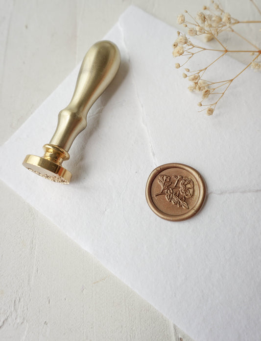 Floral Wax Stamper - northernprintingco