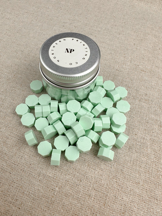 Mint Green Sealing Wax Beads - northernprintingco