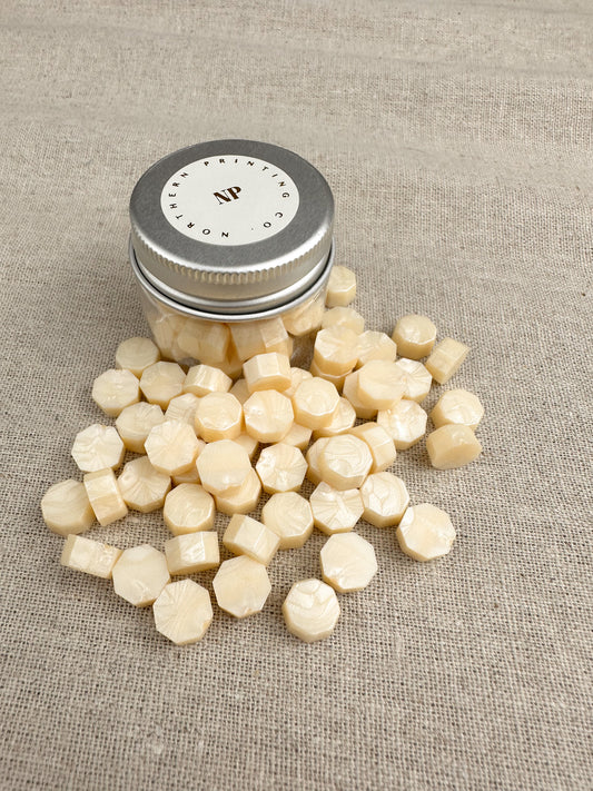 Shimmer Cream Sealing Wax Beads - northernprintingco