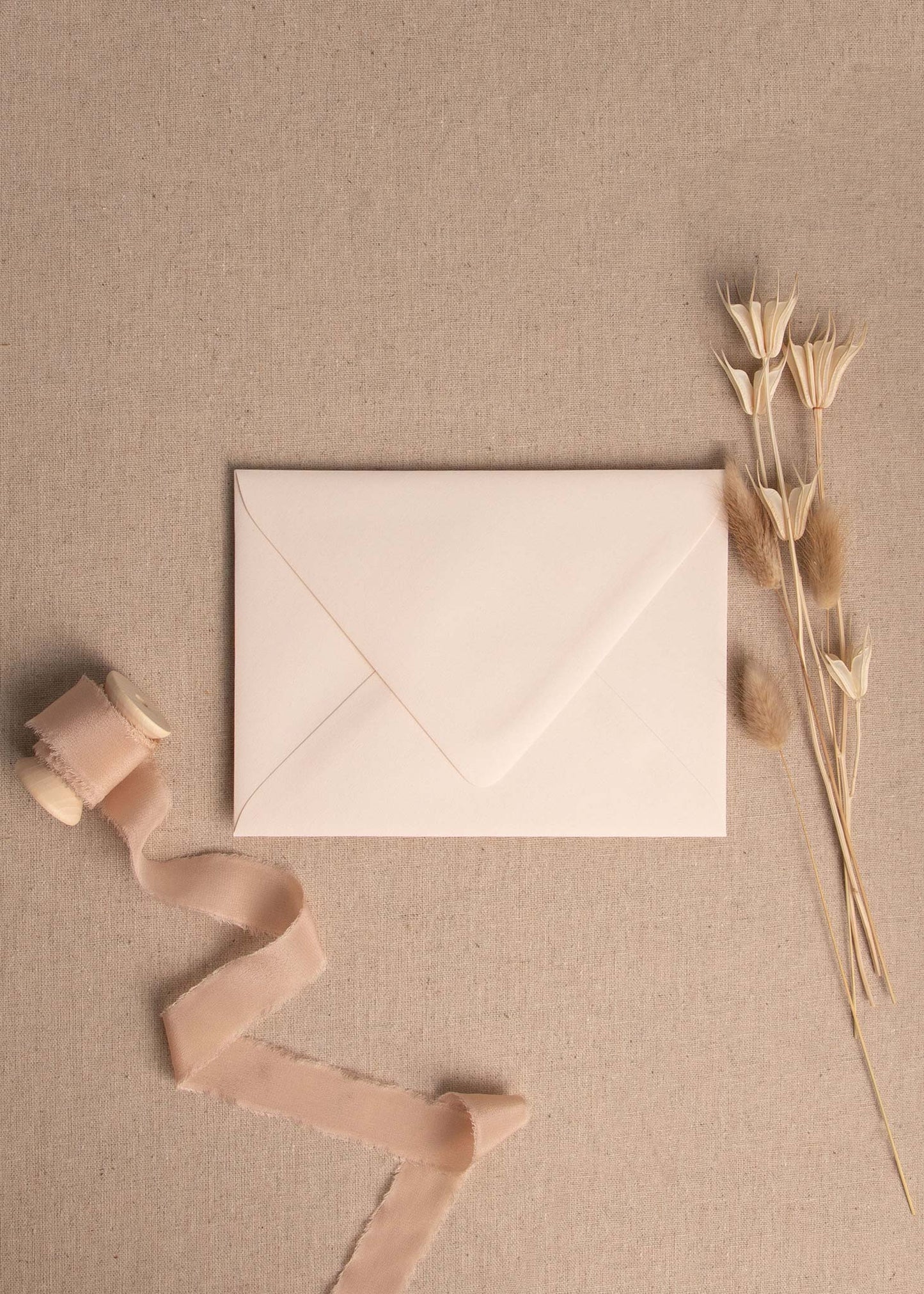Peach White Envelopes