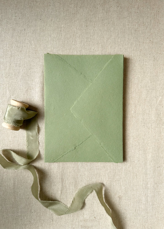 Sage Handmade Paper Envelopes - northernprintingco