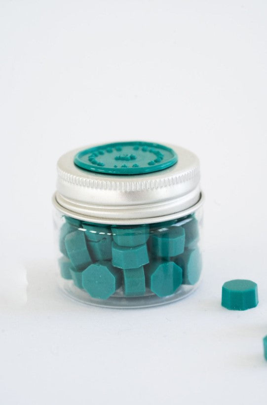 Turquoise Sealing Wax Beads